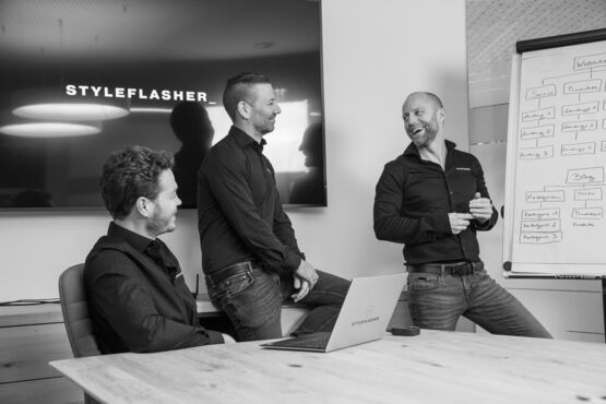 Das Team von styleflasher_ entwickelt gemeinsam eine Webstrategie